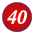	40	 